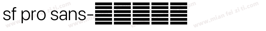 sf pro sans字体转换